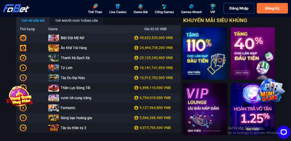 Các phương thức nạp tiền an toàn tại 88kim